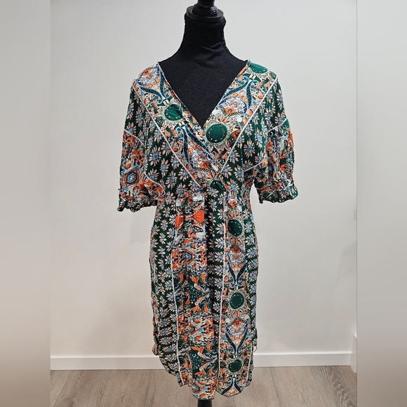 Multi color dress 70s inspired - Picture 3 of 4